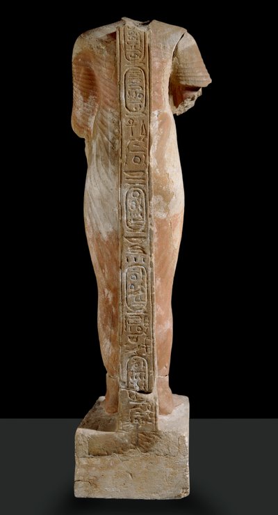 Statue von Echnaton, Ansicht von hinten von Egyptian 18th Dynasty